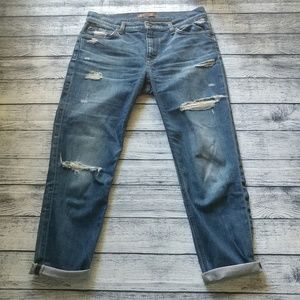 16" waist Joe's SLOANE medium rise crop jeans